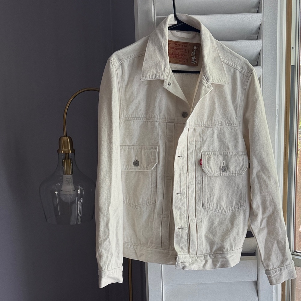 Levi's x Denim Tears Cream Denim Jacket